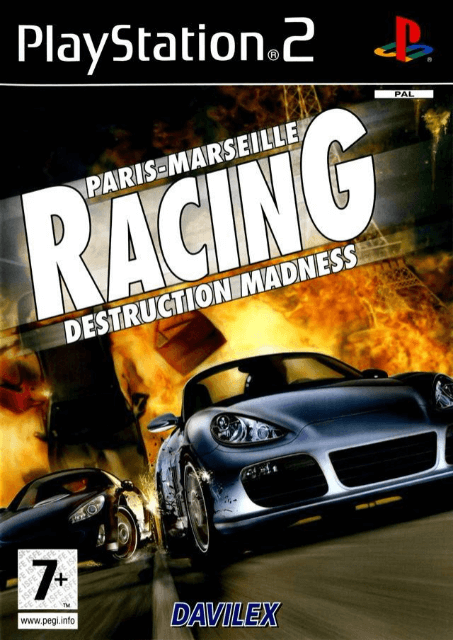 Autobahn Raser: Destruction Madness box art for Playstation 2